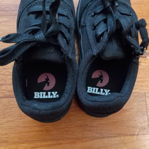 NEW Black Billy Goat Kids Boys Zipper & Lace-Up CS Sneaker Low 10 - Picture 13 of 16